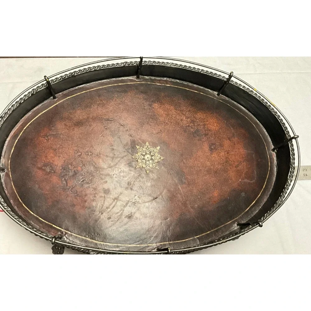 Collectible Scott Shuptrine serving tray, original price at $259.00, normal use